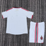 2009-2010 AC Milan Away Kids Retro Soccer Jersey+Shorts