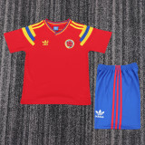 1990 Columbia Away Kids Retro Soccer Jersey+Shorts
