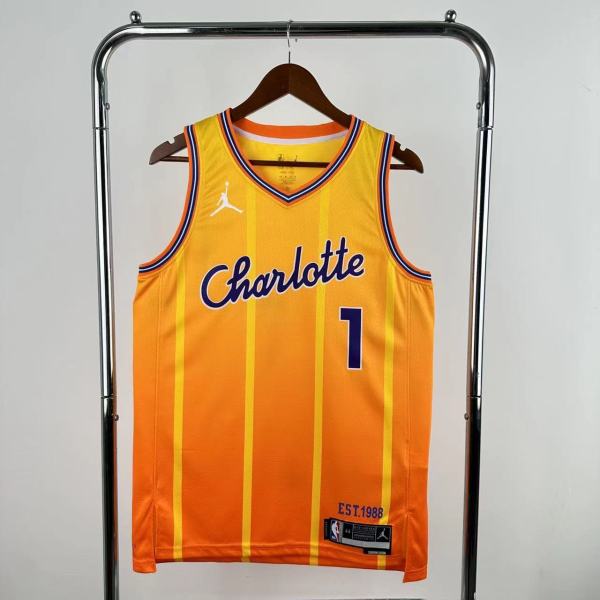 2026 Charlotte Hornets BALL #1 Adult NBA Jersey
