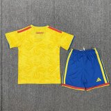 2026 World Cup Columbia Home Kids Soccer Jersey+Shorts