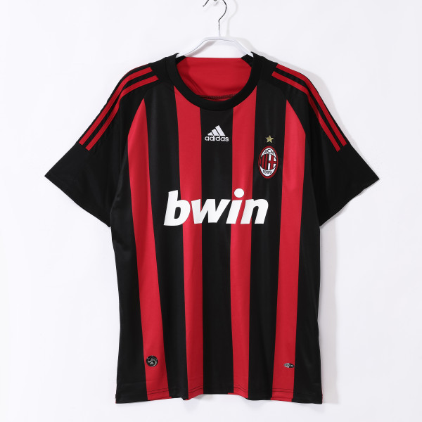 2008-2009 AC Milan Home Adult Retro Soccer Jersey