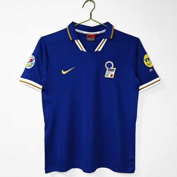 1996 Italy Home Adult Retro Soccer Jersey