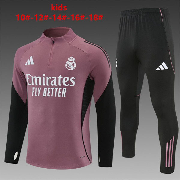 25/26 Real Madrid Kids Training Tracksuit