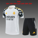 25/26 Real Madrid Kids Training Jersey+Shorts Suit