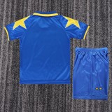 1995-1996 Juventus Away Kids Retro Soccer Jersey+Shorts