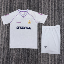 1990-1992 Real Madrid Home Kids Retro Soccer Jersey+Shorts
