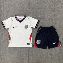 2026 World Cup England Home Kids Soccer Jersey+Shorts