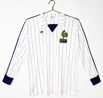 1980-1982 France Away Adult Retro LS Soccer Jersey