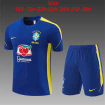 2026 Brazil Kids Training Jersey+Shorts Suit