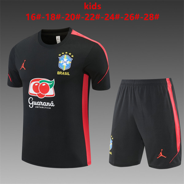 2026 Brazil Kids Training Jersey+Shorts Suit