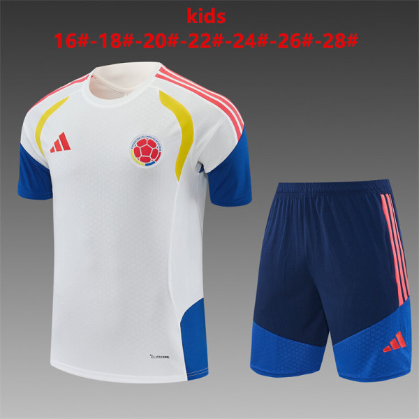 2026 Columbia Kids Training Jersey+Shorts Suit