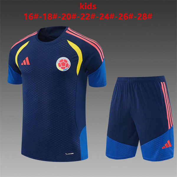 2026 Columbia Kids Training Jersey+Shorts Suit