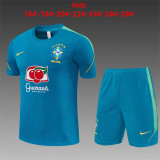 2026 Brazil Kids Training Jersey+Shorts Suit