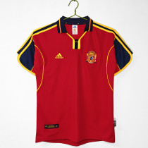 2000 Spain Home Adult Retro Soccer Jersey
