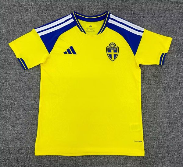 2026 World Cup Sweden Home Adult Soccer Jersey