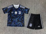 2026 World Cup Argentina Away Kids Soccer Jersey+Shorts