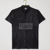 1995-1996 Liverpool Black Adult Retro Soccer Jersey