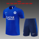 2026-2027 Inter Milan Kids Training Jersey+Shorts Suit