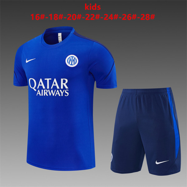 2026-2027 Inter Milan Kids Training Jersey+Shorts Suit