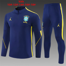 2026 Brazil Kids Training Tracksuit