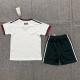 2026 World Cup Mexico Away Kids Soccer Jersey+Shorts