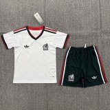 2026 World Cup Mexico Away Kids Soccer Jersey+Shorts