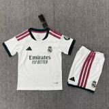 2026-2027 Real Madrid Home Kids Soccer Jersey+Shorts