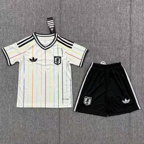 2026 World Cup Japan Away Kids Soccer Jersey+Shorts