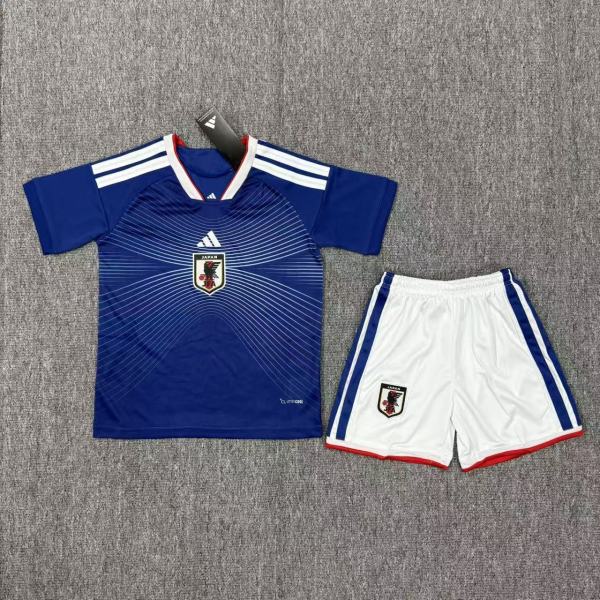 2026 World Cup Japan Home Kids Soccer Jersey+Shorts