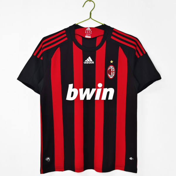 2008-2009 AC Milan Home Adult Retro Soccer Jersey