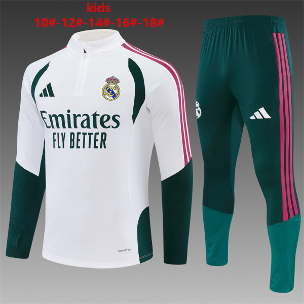 2026-2027 Real Madrid Kids Training Tracksuit
