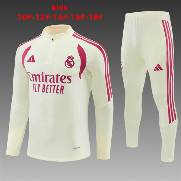 2026-2027 Real Madrid Kids Training Tracksuit