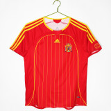 2006 Spain Home Adult Retro Soccer Jersey