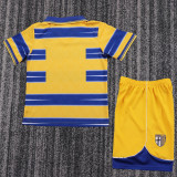 1998-1999 Parma Home Kids Retro Soccer Jersey+Shorts