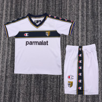 2002-2003 Parma Away Kids Retro Soccer Jersey+Shorts
