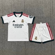 2026-2027 Real Madrid Home Kids Soccer Jersey+Shorts