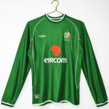 2002 Ireland Home Adult Retro LS Soccer Jersey