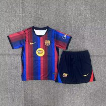 2026-2027 Barcelona Home Kids Soccer Jersey+Shorts