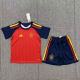 2026 World Cup Spain Home Kids Soccer Jersey+Shorts