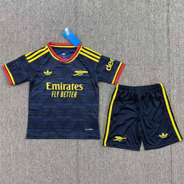 2026-2027 Arsenal Away Kids Soccer Jersey+Shorts