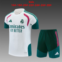 2026-2027 Real Madrid Kids Training Jersey+Shorts Suit