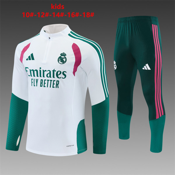 2026-2027 Real Madrid Kids Training Tracksuit