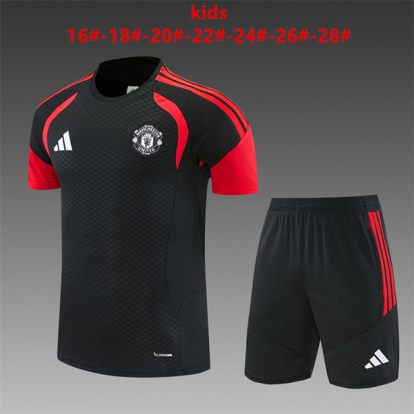 2026-2027 Man United Kids Training Jersey+Shorts Suit