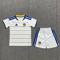 2026-2027 Leeds United Home Kids Soccer Jersey+Shorts