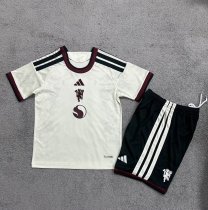 2026-2027 Man United Third Kids Soccer Jersey+Shorts
