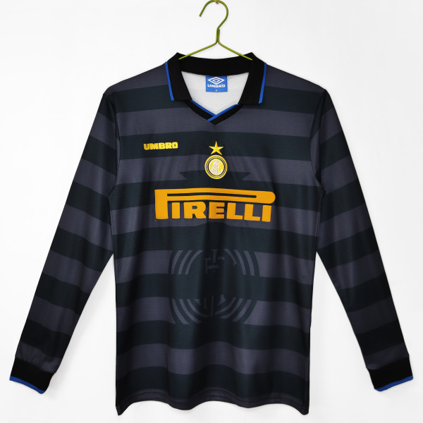 1997-1998 Inter Milan Third Adult Retro LS Soccer Jersey