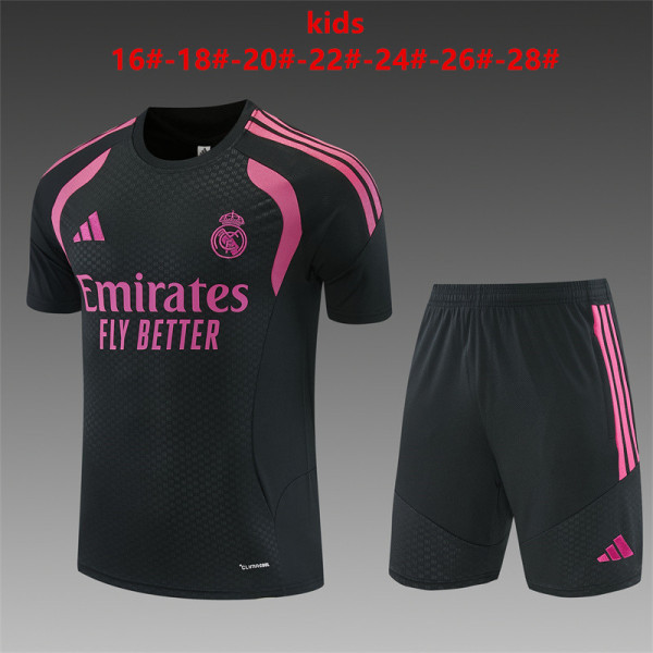 2026-2027 Real Madrid Kids Training Jersey+Shorts Suit