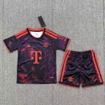 2026-2027 Bayern Munich Third Kids Soccer Jersey+Shorts