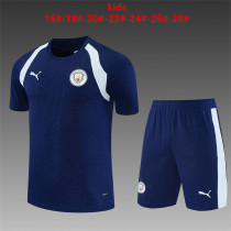 2026-2027 Man City Kids Training Jersey+Shorts Suit