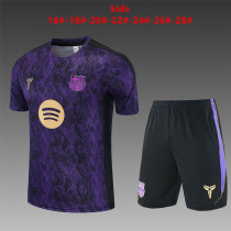 2026-2027 Barcelona Snakeskin Print Kids Training Jersey+Shorts Suit